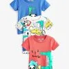 Next SHORT SLEEVE CHARACTER 3 PACK - T-Shirt Print - Red Blue Animal -Oberbekleidung Verkäufe e9c7a3f290044488a764e3a435e7c2e4