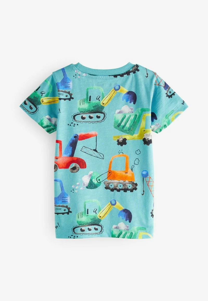 Next SHORT SLEEVE CHARACTER 3 PACK - T-Shirt Print - Blue Green Diggers 4 Next SHORT SLEEVE CHARACTER 3 PACK - T-Shirt Print - Blue Green Diggers – Bild 2