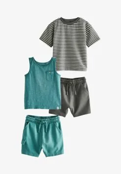 Next SET 4 PACK STANDARD - Shorts - Green Vest & Grey Stripe 10 Next SET 4 PACK STANDARD - Shorts - Green Vest & Grey Stripe -Oberbekleidung Verkäufe ed57b94eae3d4bea8dd554a0105a2ada