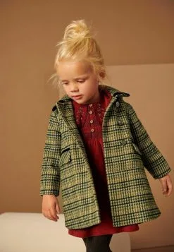 Next HERITAGE CHECK STANDARD - Kurzmantel - Green -Oberbekleidung Verkäufe f009460212c84344871cf817244f7d8a