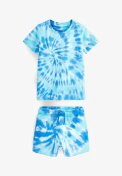 Next ALL OVER PRINTED SET STANDARD - Shorts - Blue Tie Dye -Oberbekleidung Verkäufe f133f813b4e1413ab1d701e464a630d2