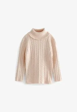 Next ROLL NECK - Strickpullover - Oatmeal -Oberbekleidung Verkäufe f32b9757e80f49d38bc97d183e845dc6