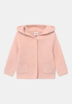 Next EAR HOODED STANDARD - Strickjacke - Pale Pink -Oberbekleidung Verkäufe f4bb8417af504689b49af304e0c525da