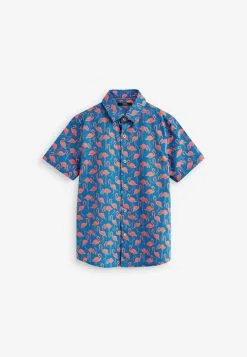 Next SHORT SLEEVE STANDARD - Hemd - Ecru Cream Beach Print -Oberbekleidung Verkäufe f51d3298b0a74f9bb11ebaef03ac073d 1