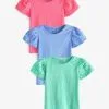 Next BRODERIE SLEEVE 3 PACK STANDARD - T-Shirt Print - Pink -Oberbekleidung Verkäufe f66976d5c2be41b3adbc7dfc1ee6883f