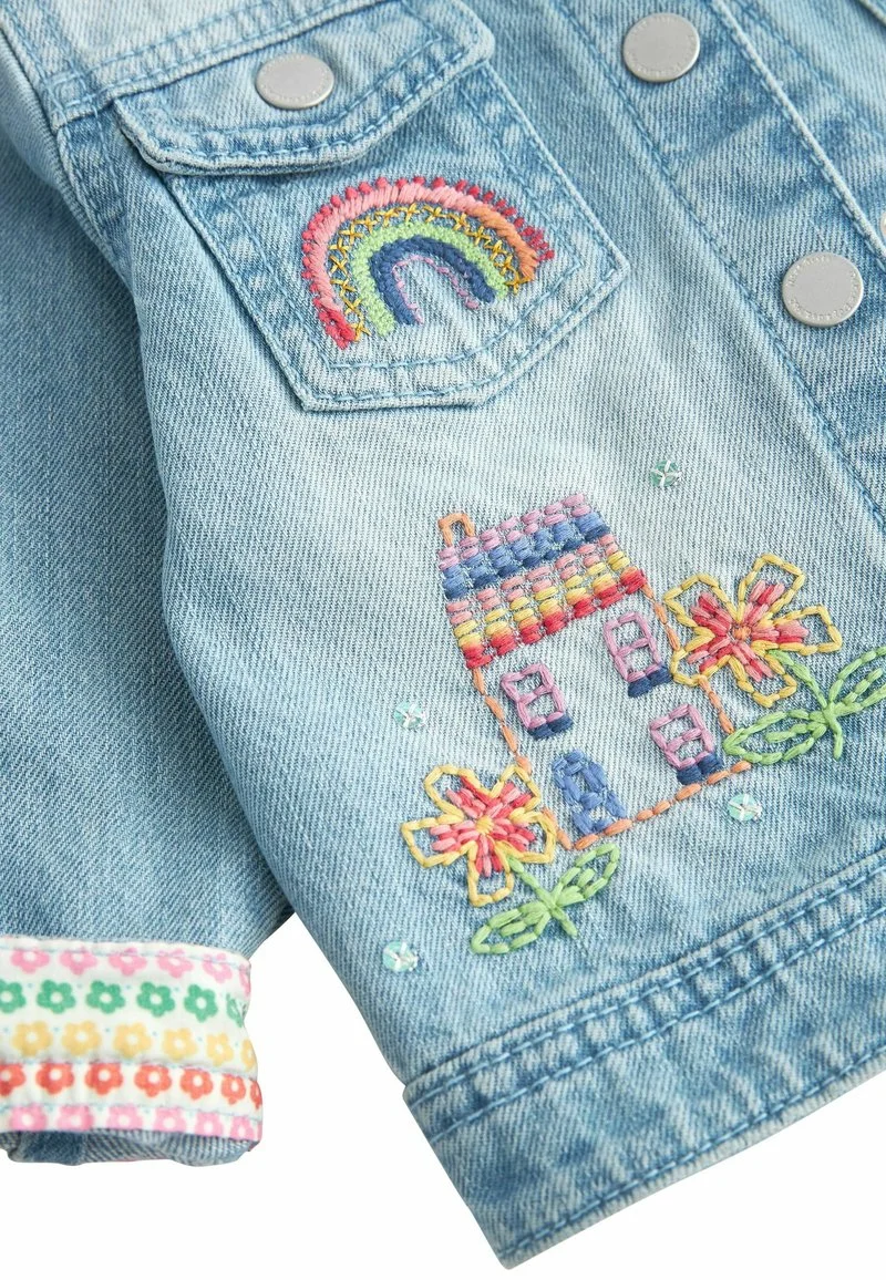Next UNICORN EMBROIDERED STANDARD - Jeansjacke - Blue 8 Next UNICORN EMBROIDERED STANDARD - Jeansjacke - Blue – Bild 6
