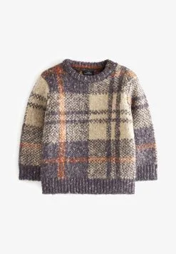 Next CHECK CREW STANDARD - Strickpullover - Blue -Oberbekleidung Verkäufe fbd471f0119442b3b6904c1064e3a292