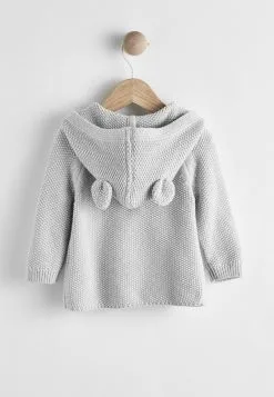 Next BEAR STANDARD - Strickjacke - Light Grey -Oberbekleidung Verkäufe fbfcf423c5e24ae9b36d4f236c539182